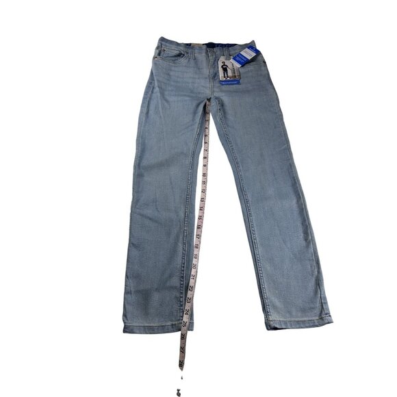 Levi's 502 Jeans Boy's Size 12 Regular Taper Stretch Blue Light Wash 26x27 NWT - Picture 5 of 8